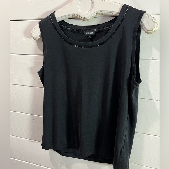 ❣️🖤 JAEGER – Black Sleeveless Top – Size M - Picture 4 of 11